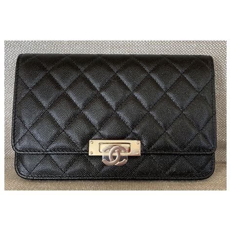 chanel golden class wallet on chain|Chanel wallet on chain measurements.